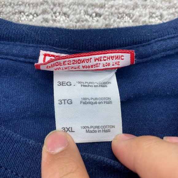 MAC Tools Shirt Men 3XL XXL Navy Blue Apparel For Professional Mechanic T-Shirt - Picture 5 of 10